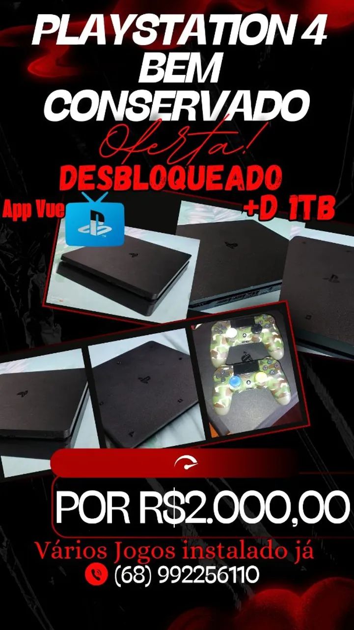PS4 DESBLOQUEADO VERSÃO 12.52