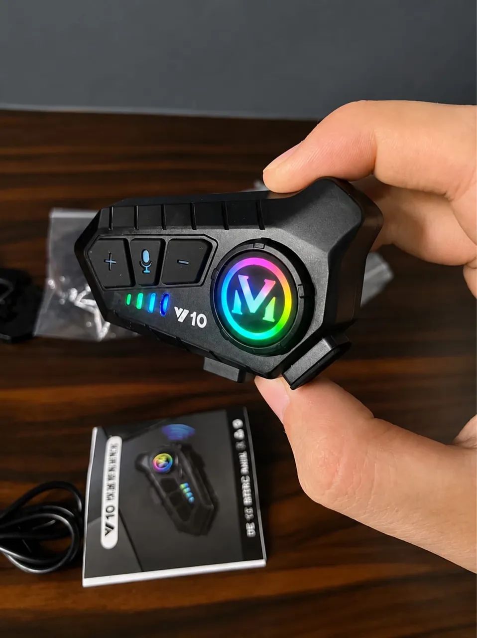 Fone de ouvido Bluetooth para capacete  - Foto 2
