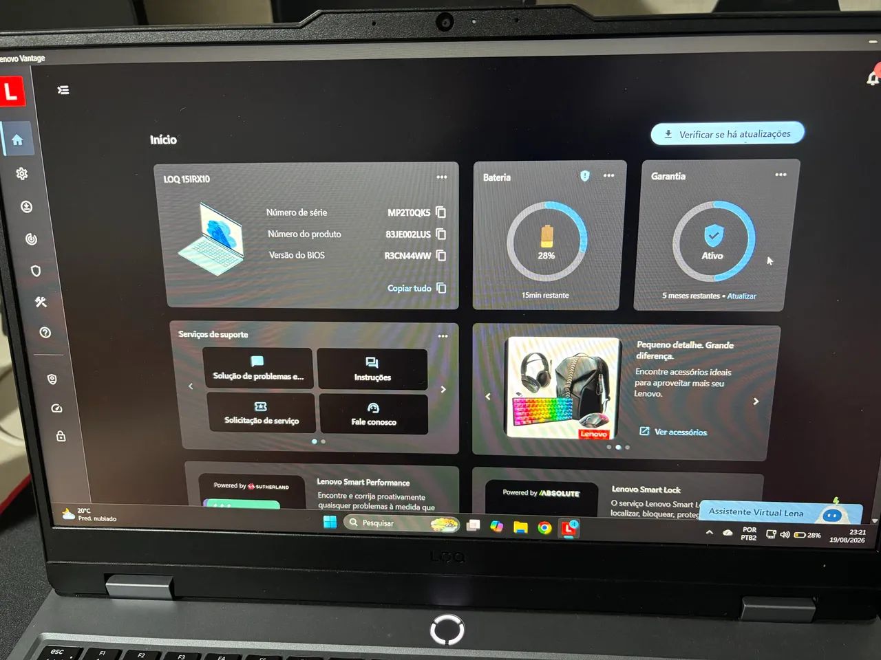 Notebook Lenovo LOQ I7 RTX5060  - Foto 4