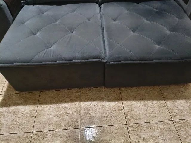 Sofá retrátil e reclinável. 2,00 metros Bem conservado - Foto 4