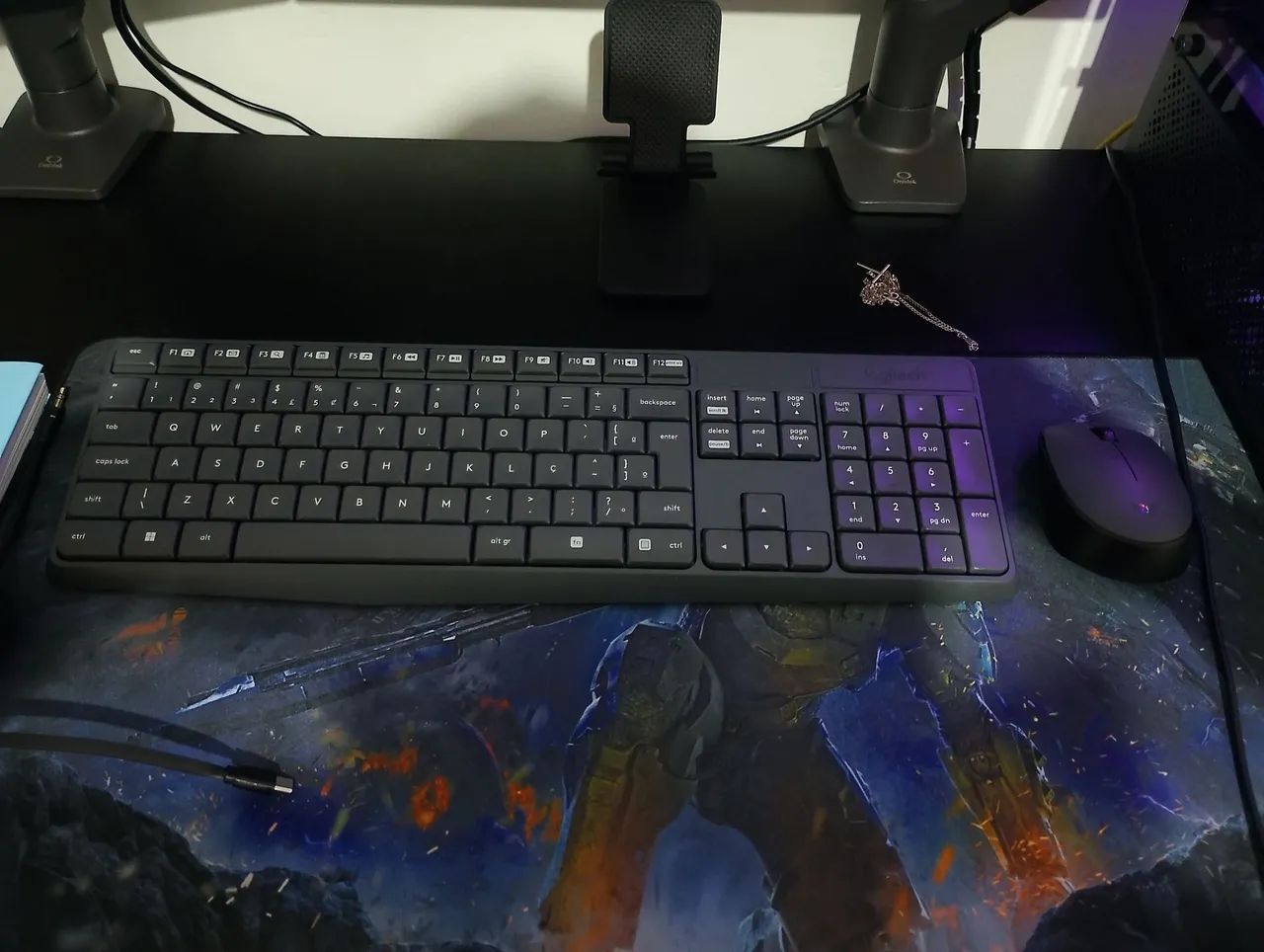 Teclado sem fio Logitech mk235  - Foto 3