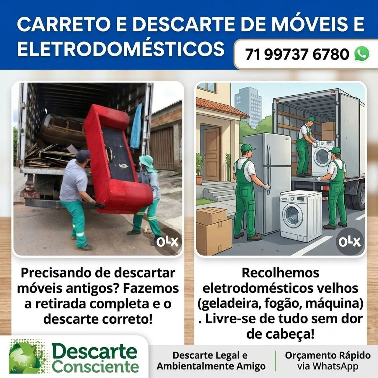 Descarte de Móveis e Eletrodomésticos 