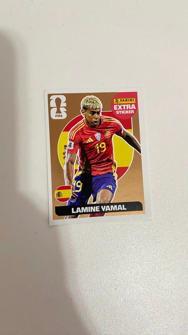 Figurinha Lamine Yamal (Ouro)