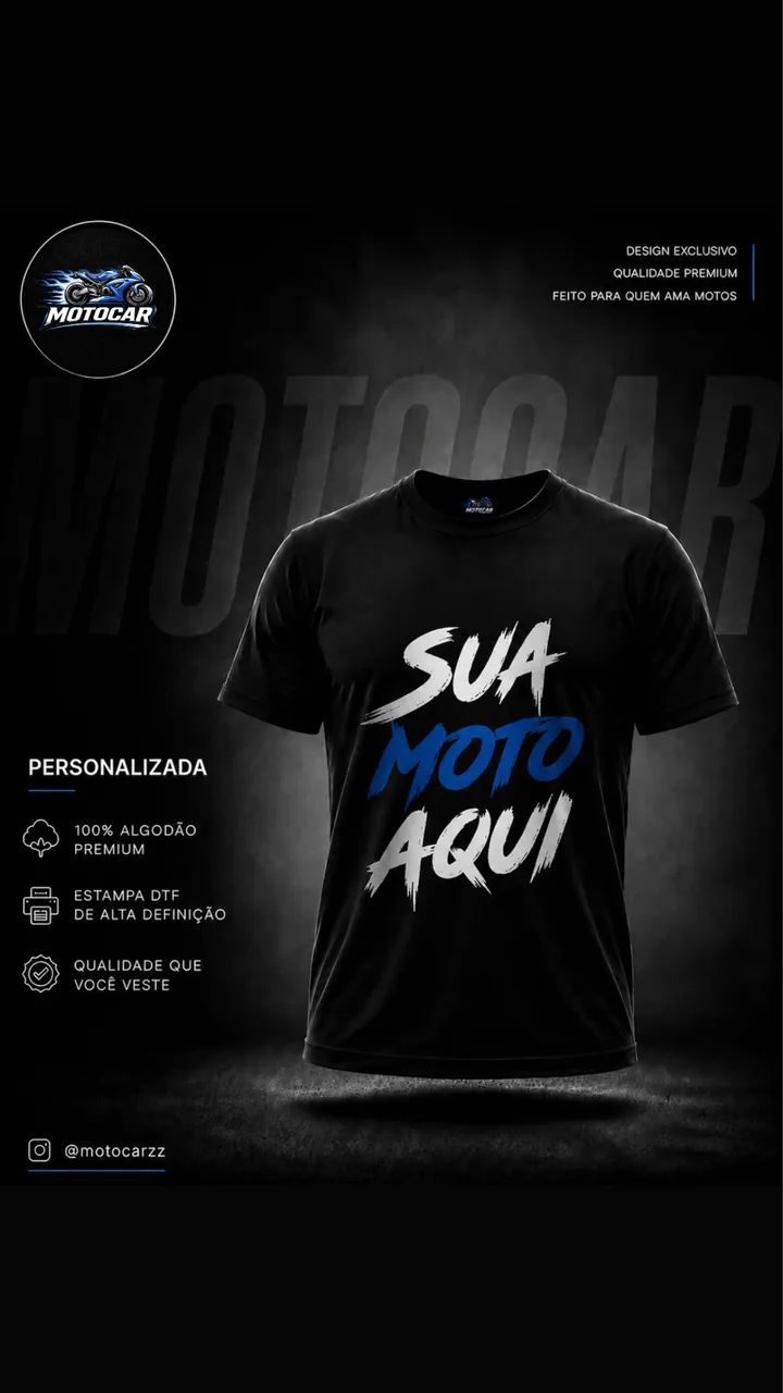CAMISETA PERSONALIZADA MOTOCAR
