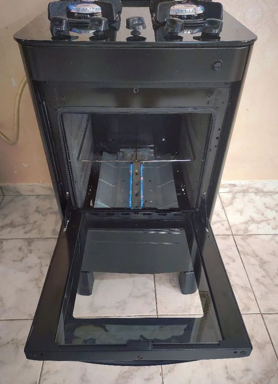 Fogão de 4 Bocas mesa de vidro  - Foto 3
