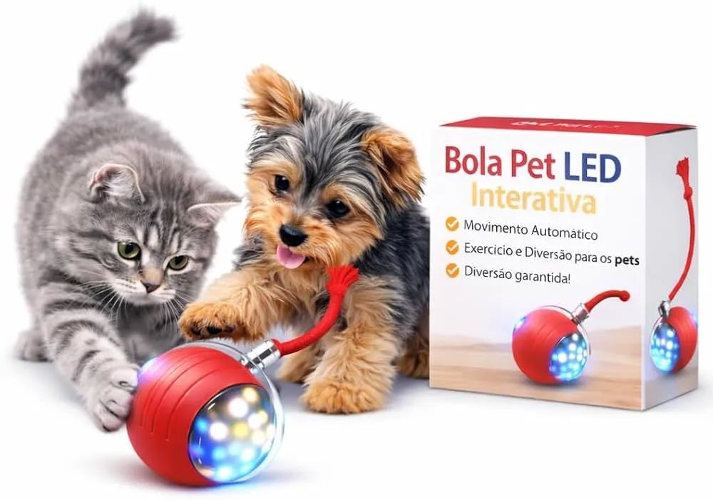 ? BOLINHA INTERATIVA AUTOMÁTICA PARA CÃES E GATOS ?  - Foto 2