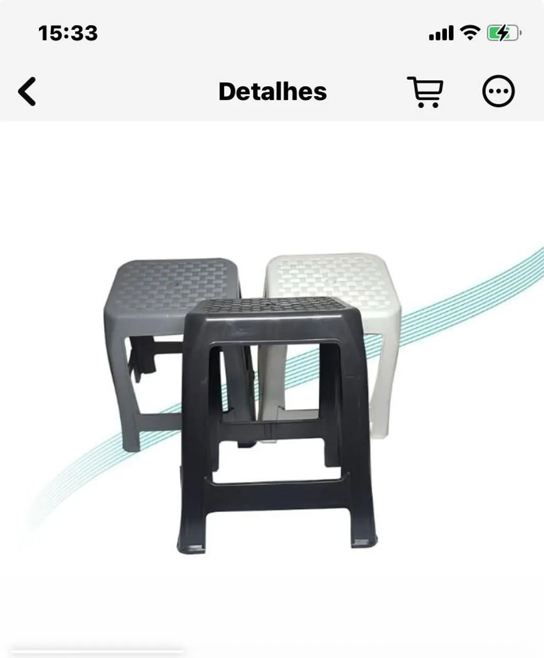 Banqueta Preta 150kg