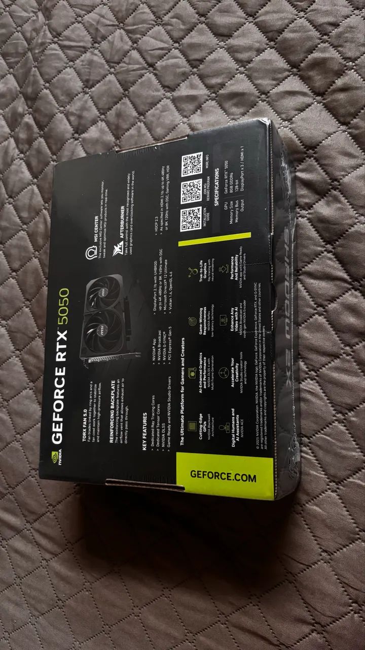 RTX 5050 | Placa de vídeo - Lacrada - Foto 2