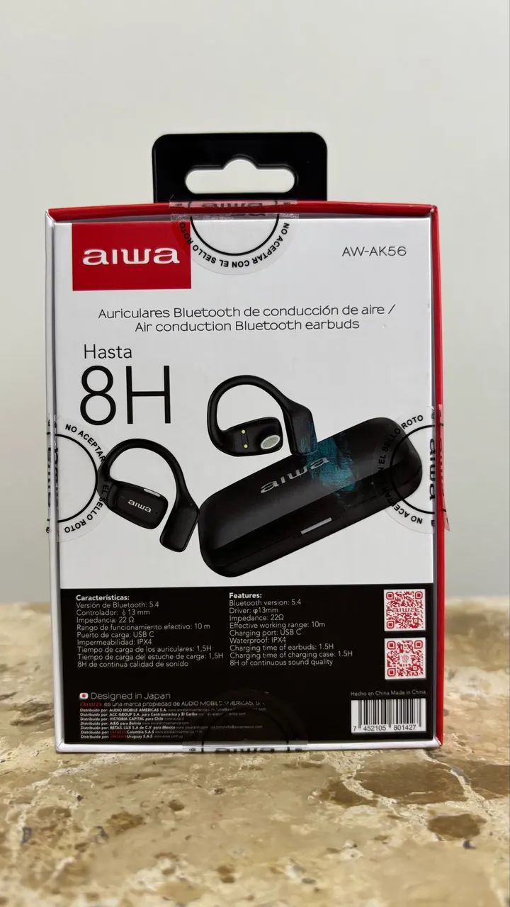 Fone de ouvido auricular Aiwa Bluetooth  - Foto 2