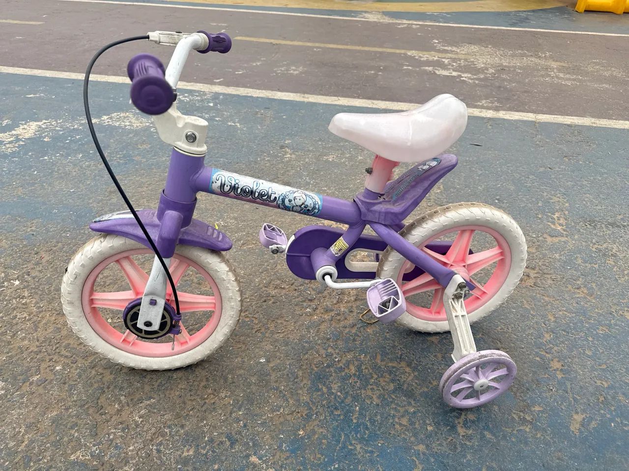 Bicicleta infantil menina aro 12 - usada - Foto 2