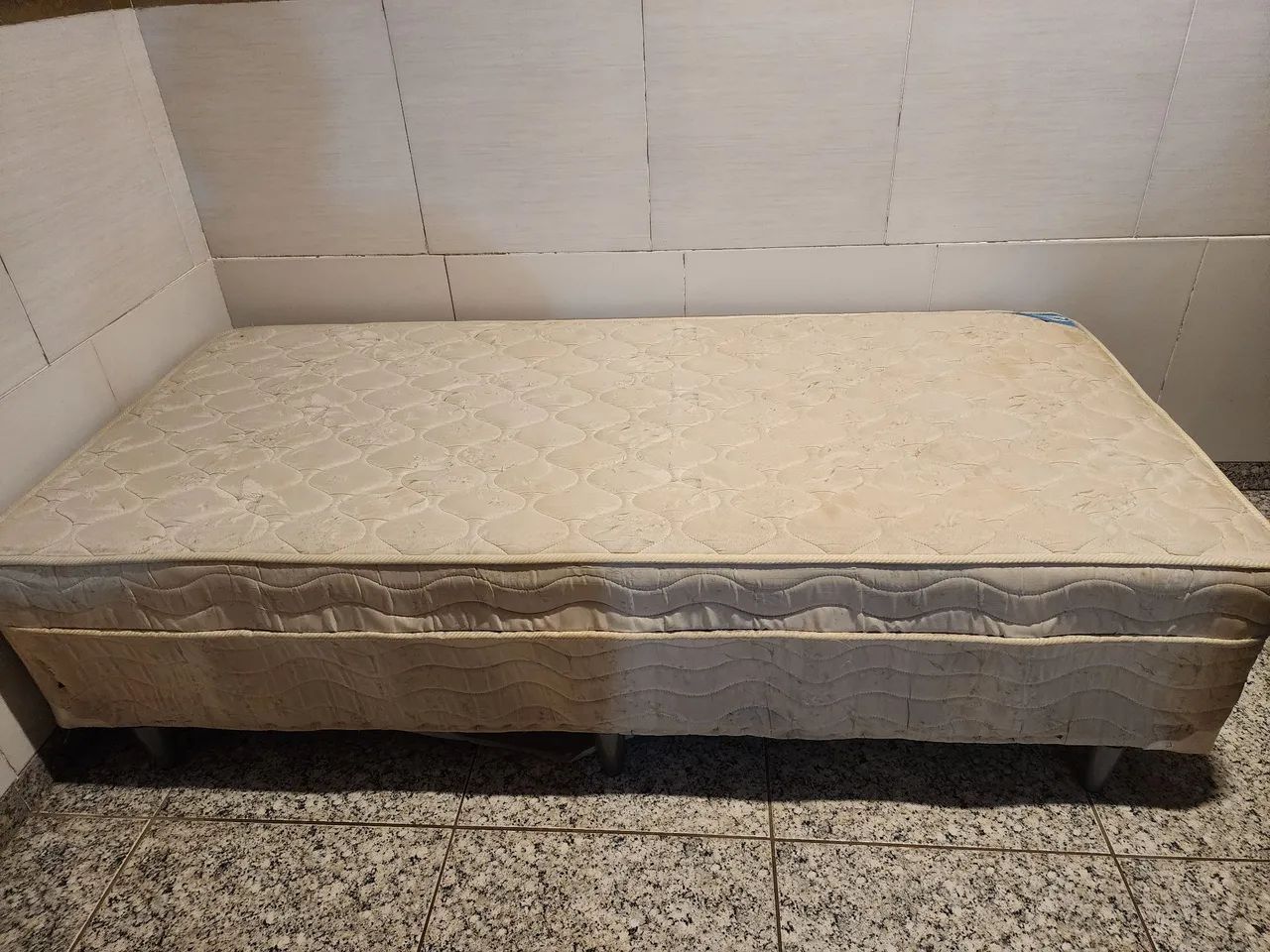 Cama box com colchão integrado ortopédico solteiro  - Foto 2