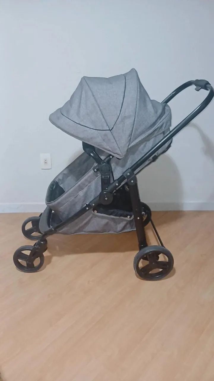 Carrinho Moisés com bebê conforto  - Foto 4