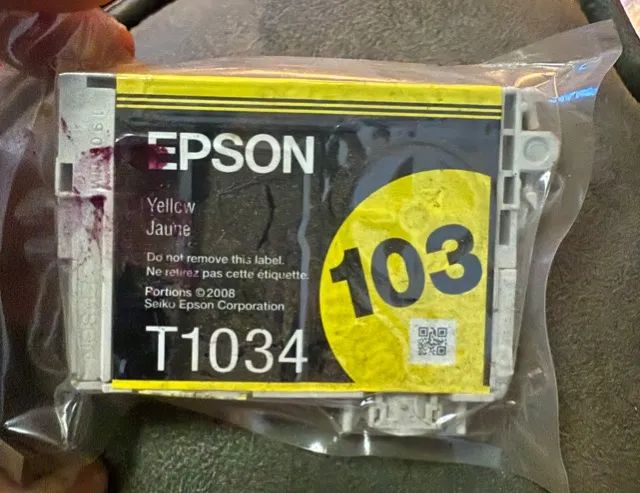 7 cartuchos de tinta EPSON T1033 Magenta, T1032 Cyan, T inicial 229 preto, 194-I preto, - Foto 6