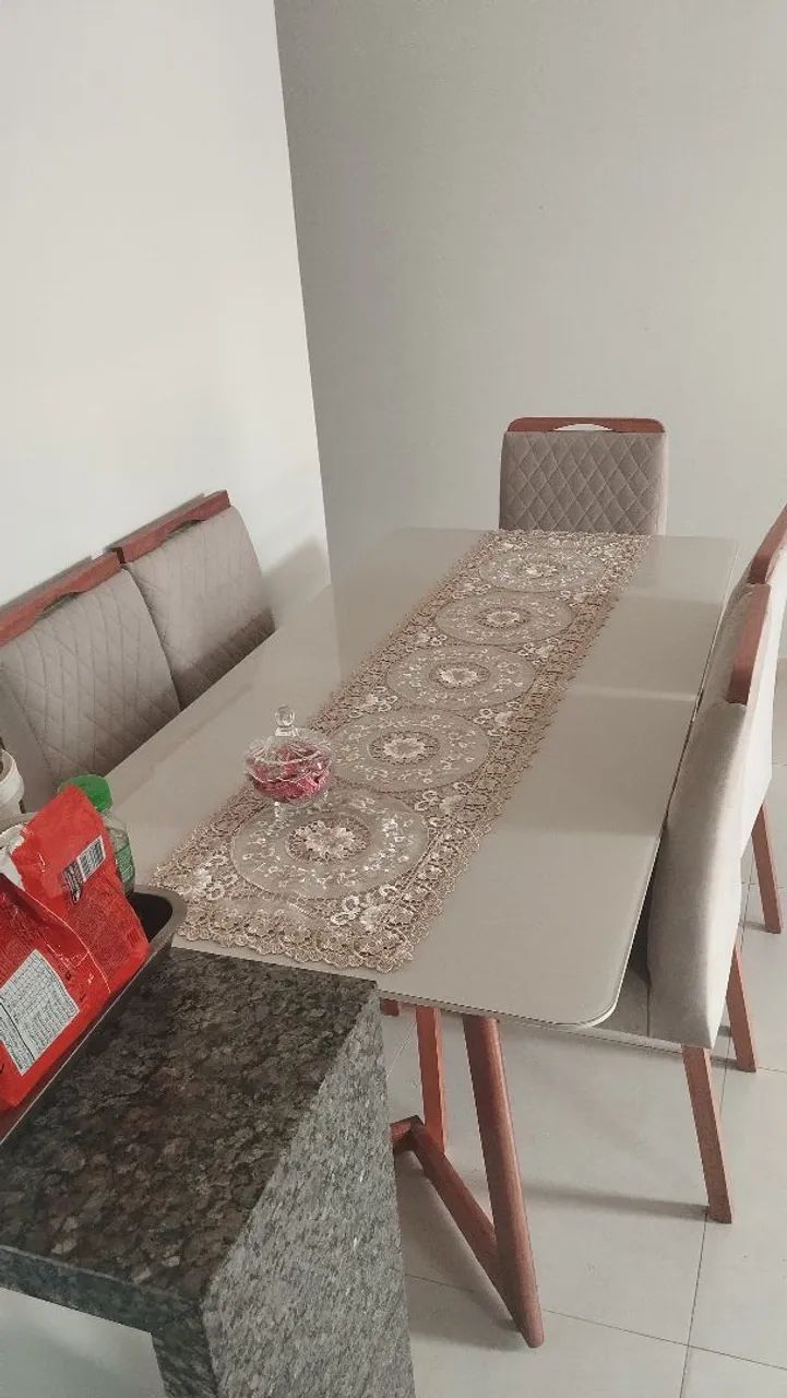 Mesa de madeira pura - Foto 4