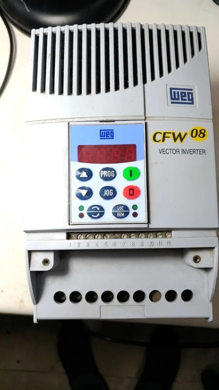 Inversor De Frequência Weg 5cv 220v Trifásico CFW08 CFW080160t2024PSZ