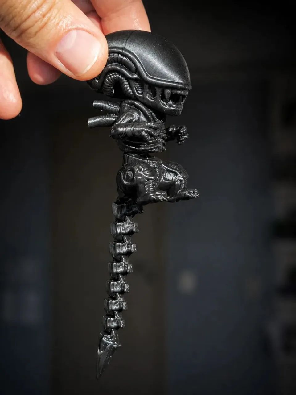 Chaveiro Xenomorfo Articulado Mini alien - Foto 3
