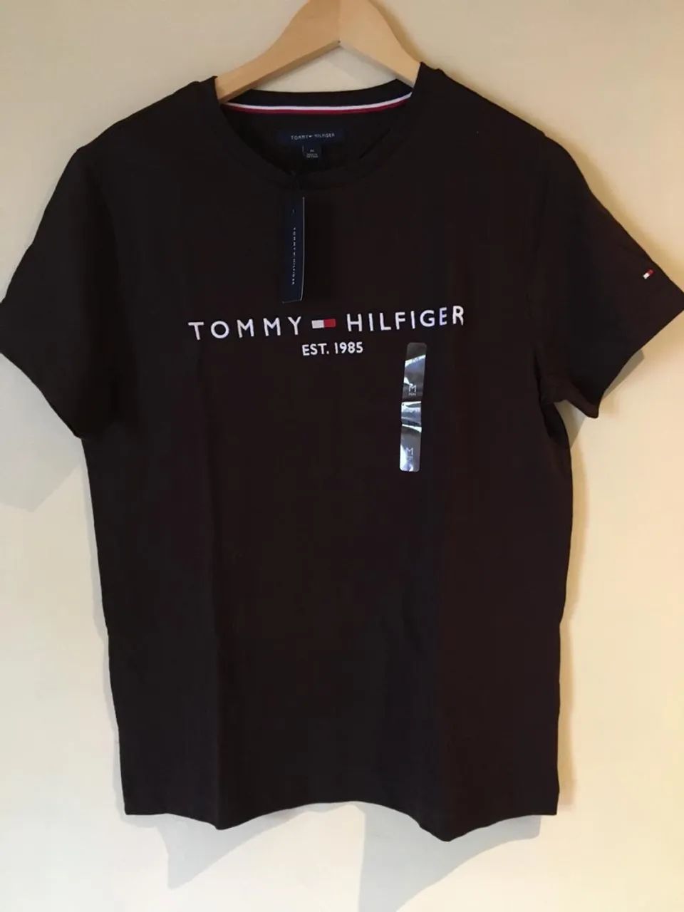 Camiseta tommy Hilfiger roxa - Foto 3