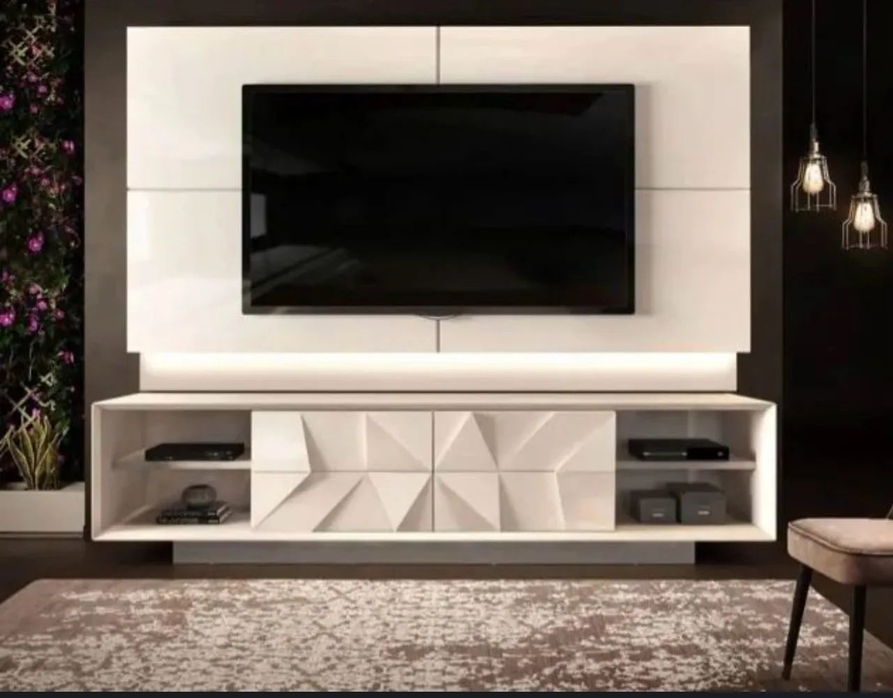 Rack Bancada + Painel para TV Safira Form - Foto 3