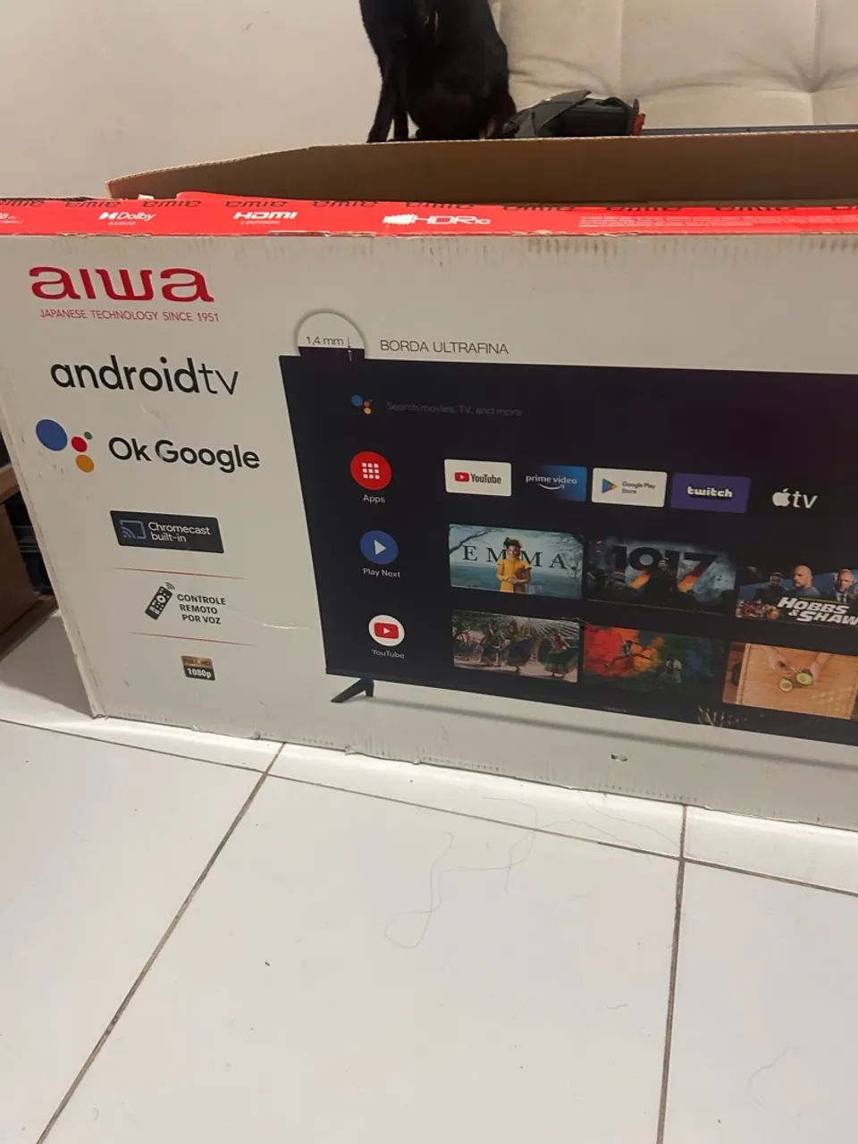 Smart TV AIWA 43 polegadas totalmente nova na caixa 