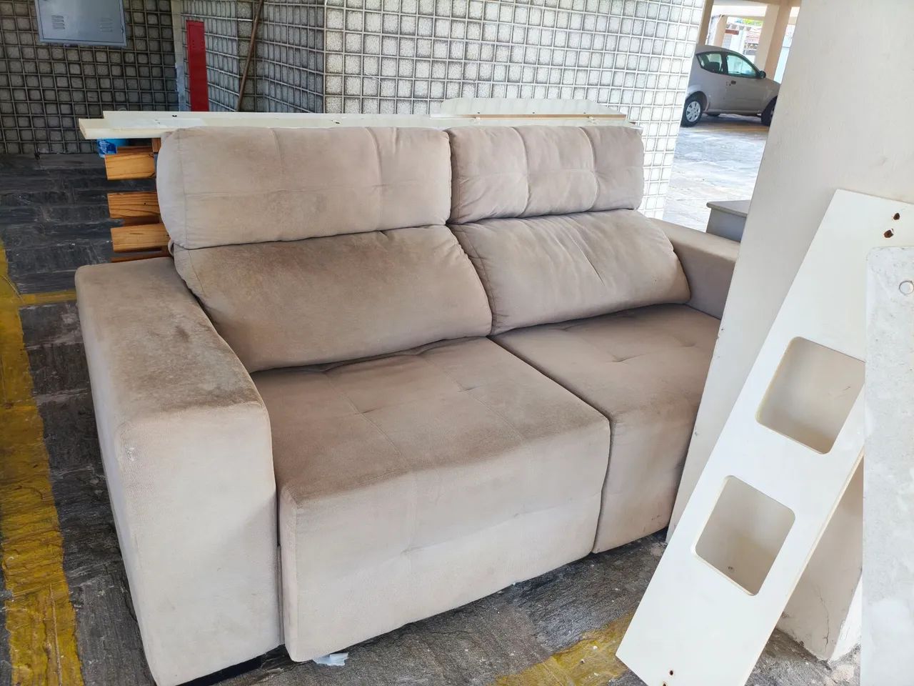 Sofá cama e rack - Foto 4