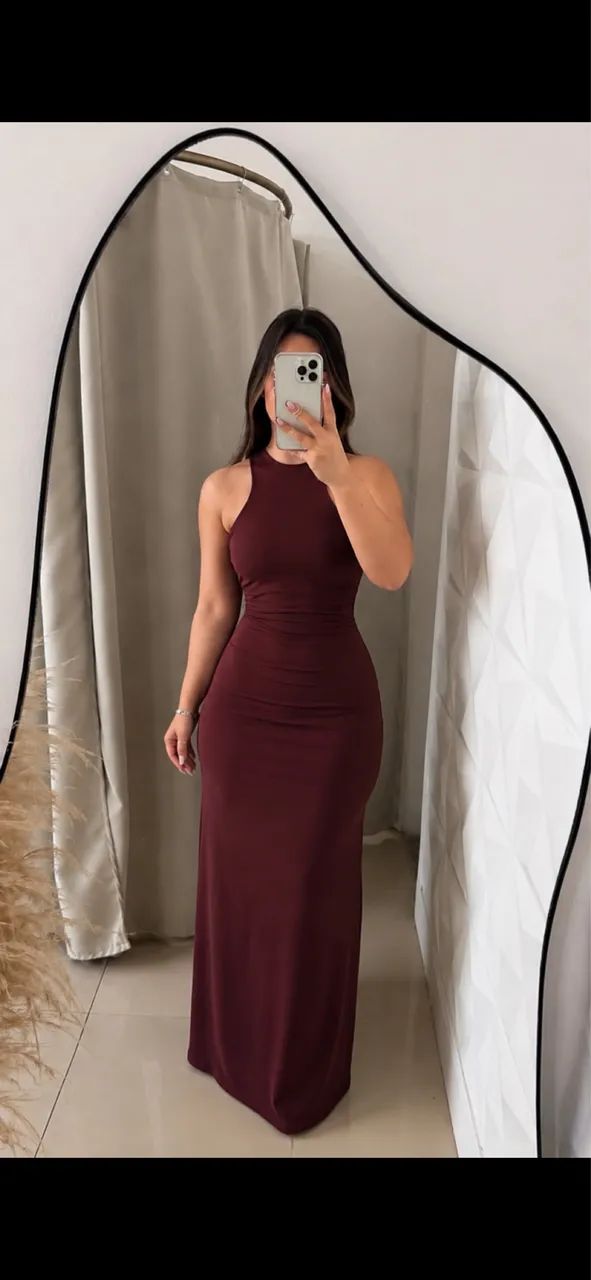 Vestido longo poliamida  - Foto 2