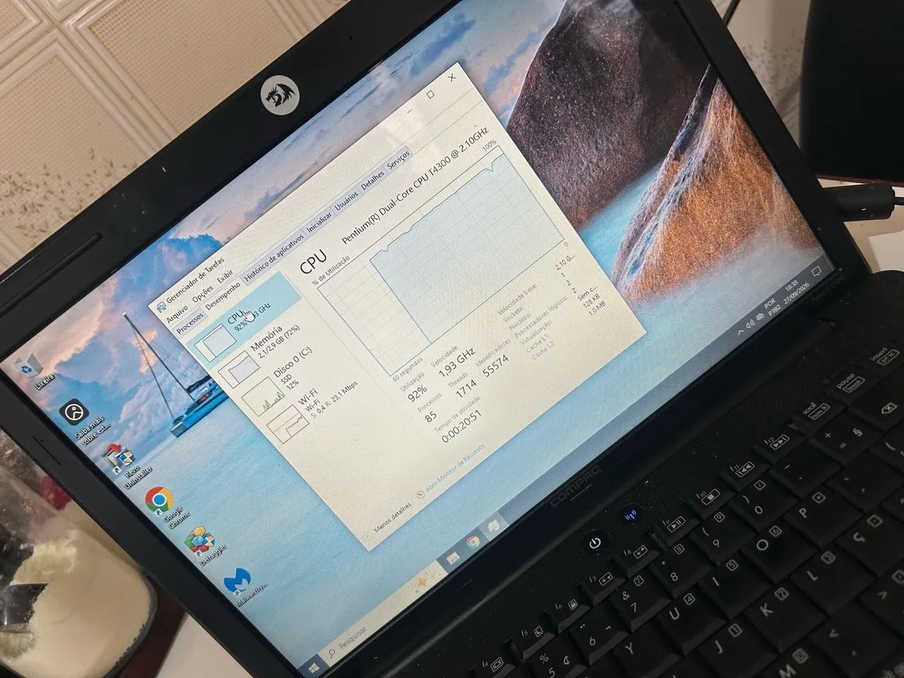 Notebook Windows 10 SSD 
