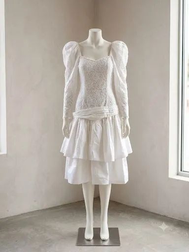 Vestido rendado 