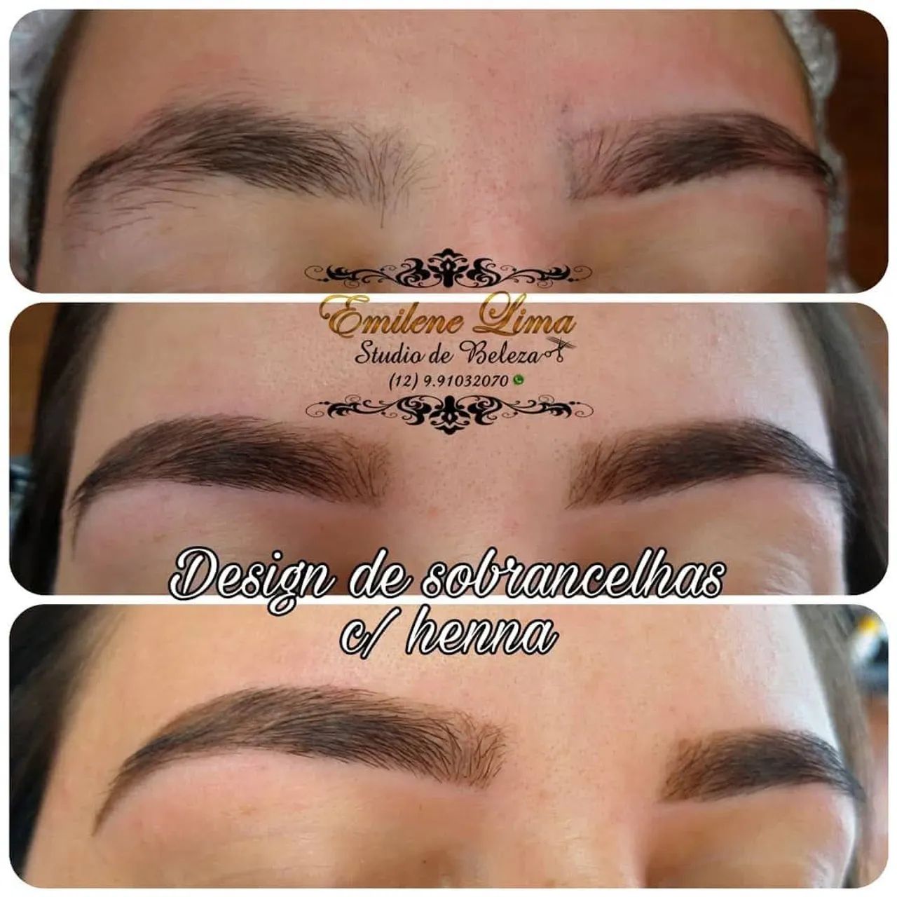 Design de sobrancelha 
