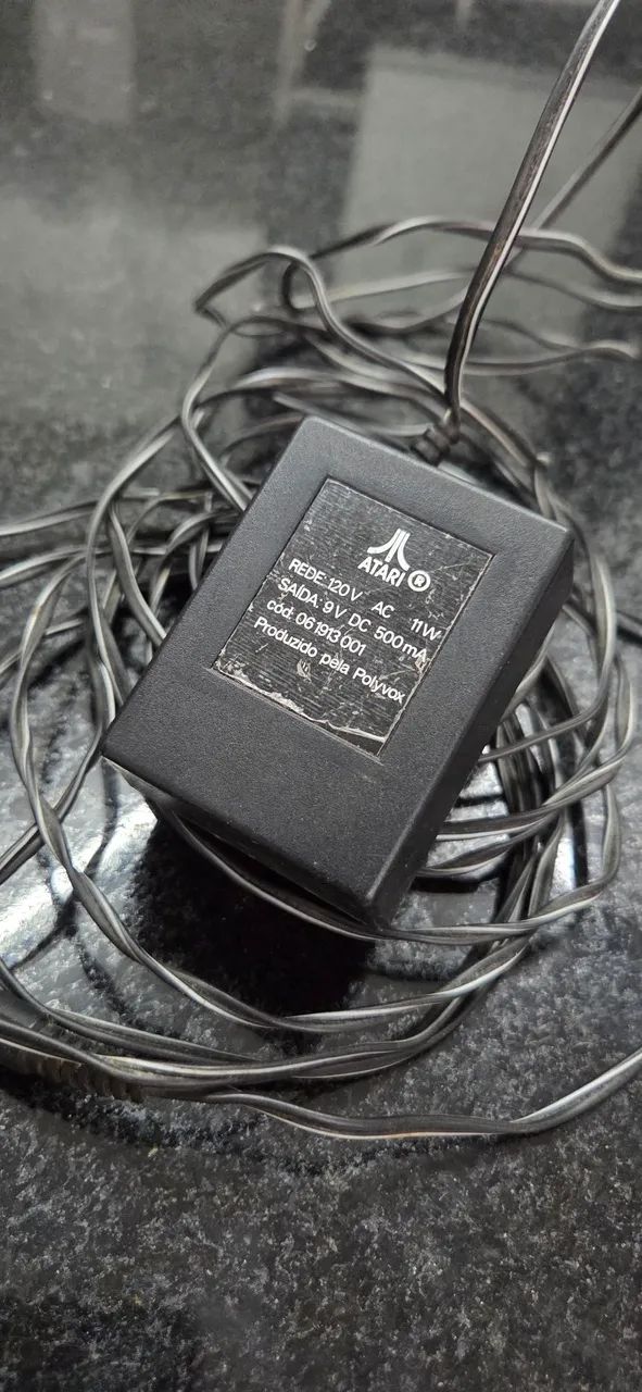 Fonte Original Atari 2600 Polyvox 9V - Original de Época - Foto 3