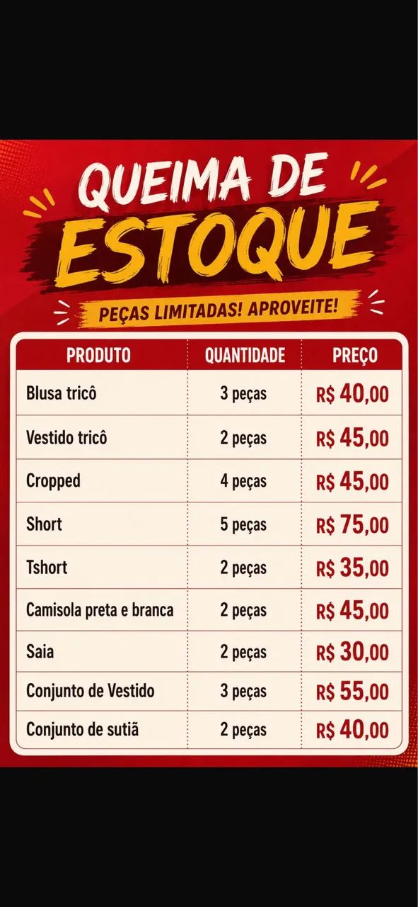 Roupas novas 