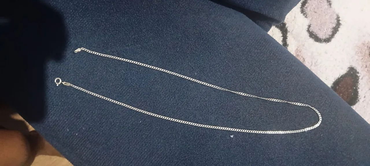 Corrente e pulseira prata - Foto 3