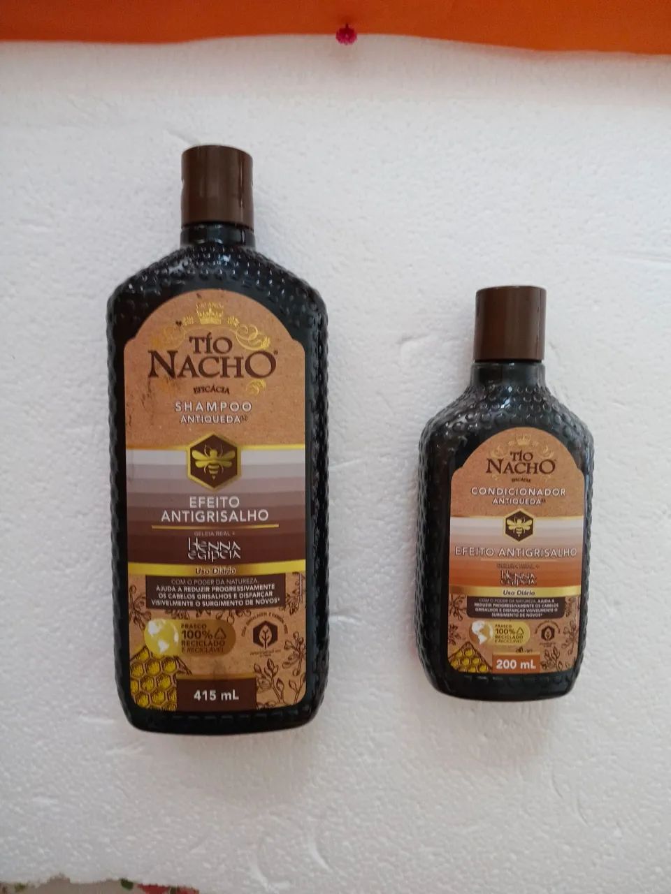 Shampoo e Condicionador Tio Nacho Antigrisalho