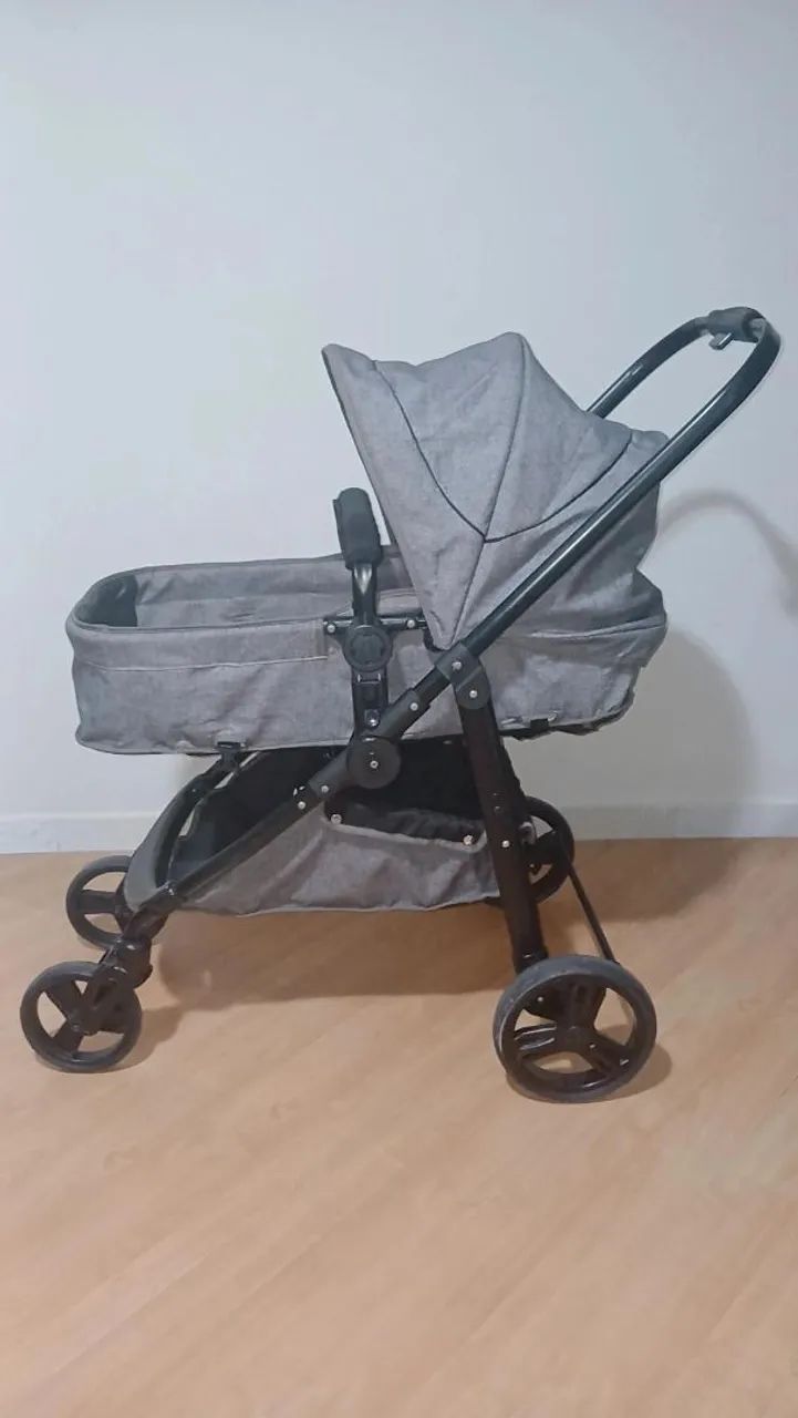 Carrinho Moisés com bebê conforto  - Foto 3