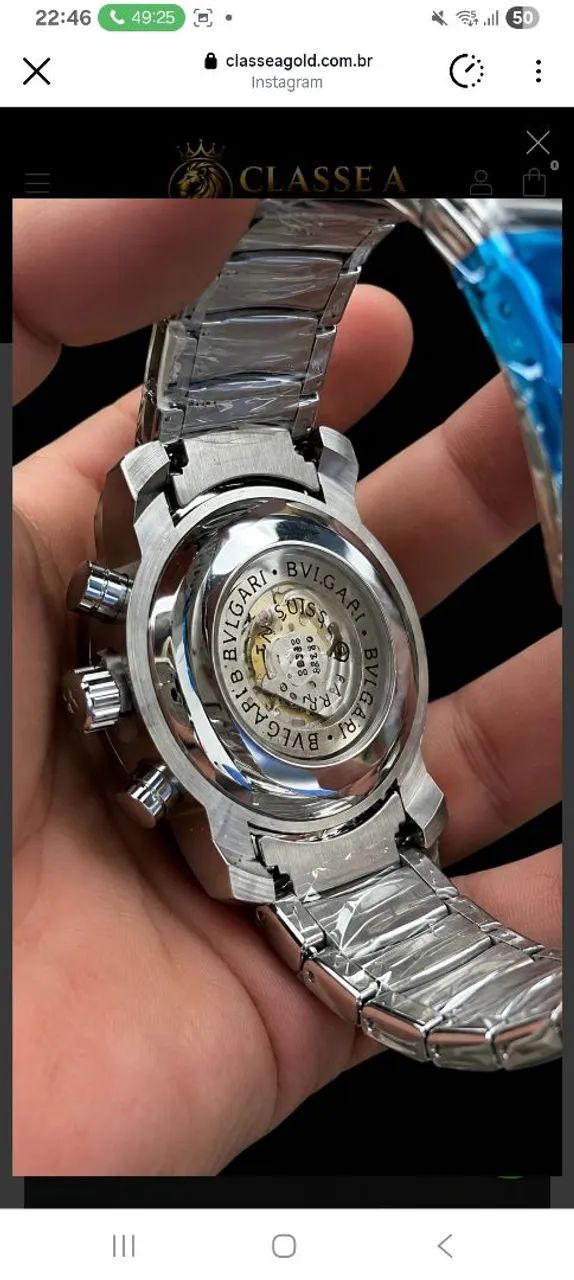 Relógio masculino Bvlgari  - Foto 4
