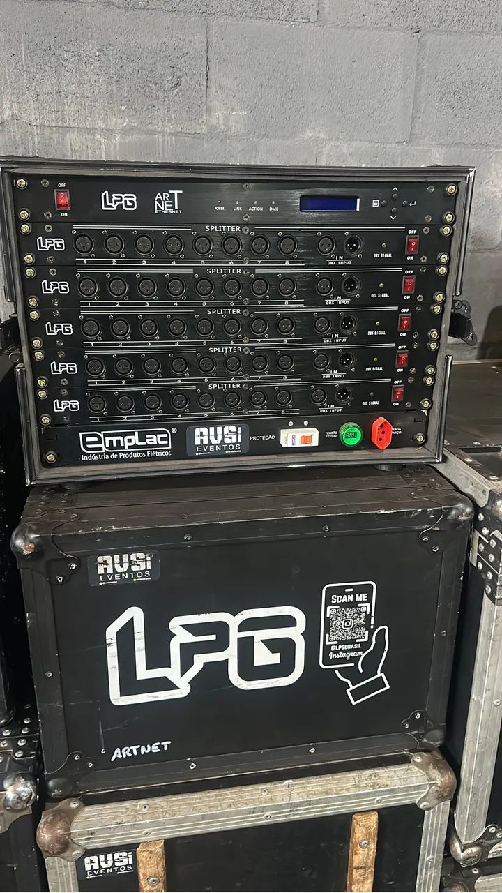 Rack splitter ArtNet LPG