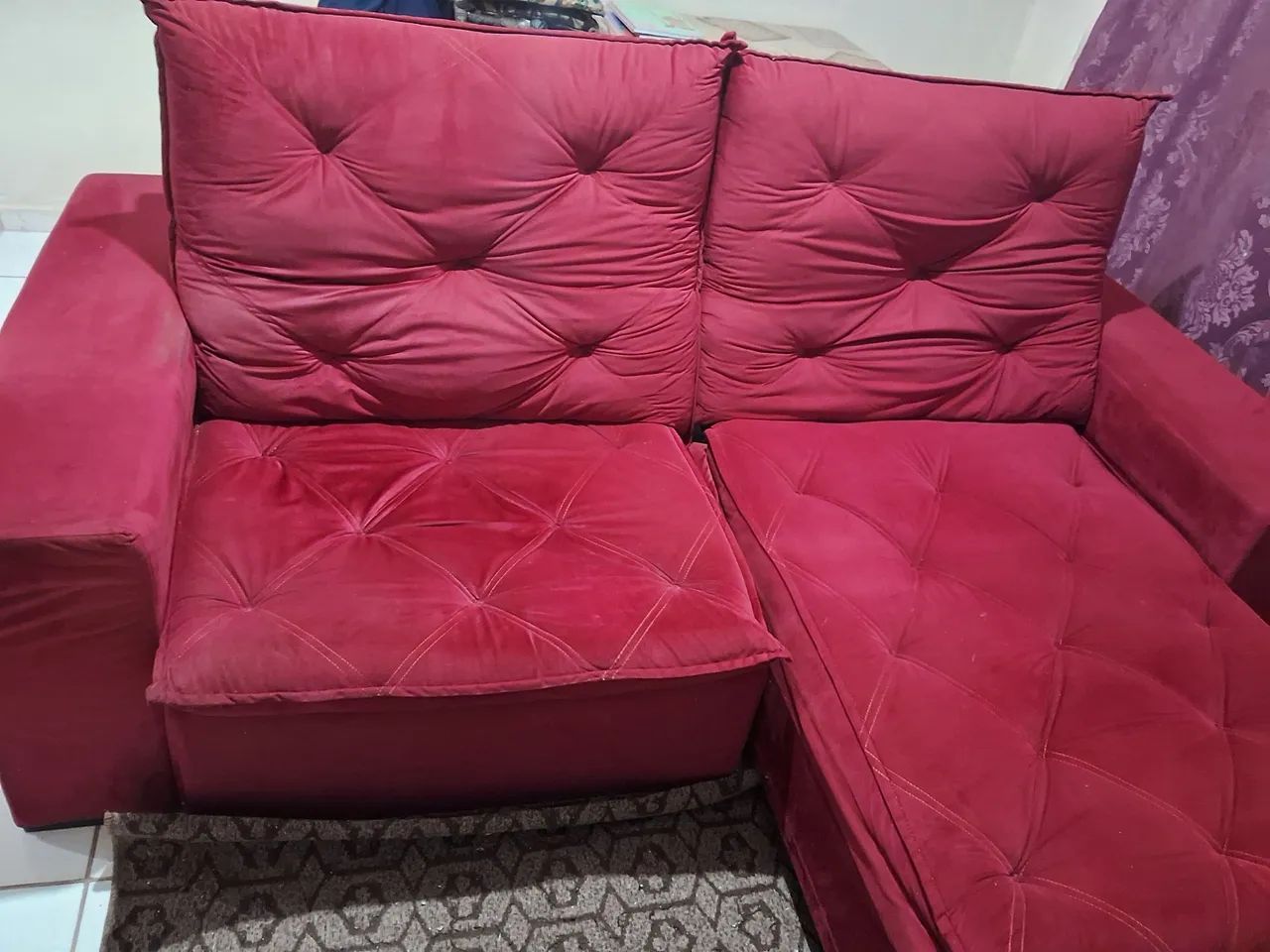 Vendo sofá retrátil 4 lugares  - Foto 4