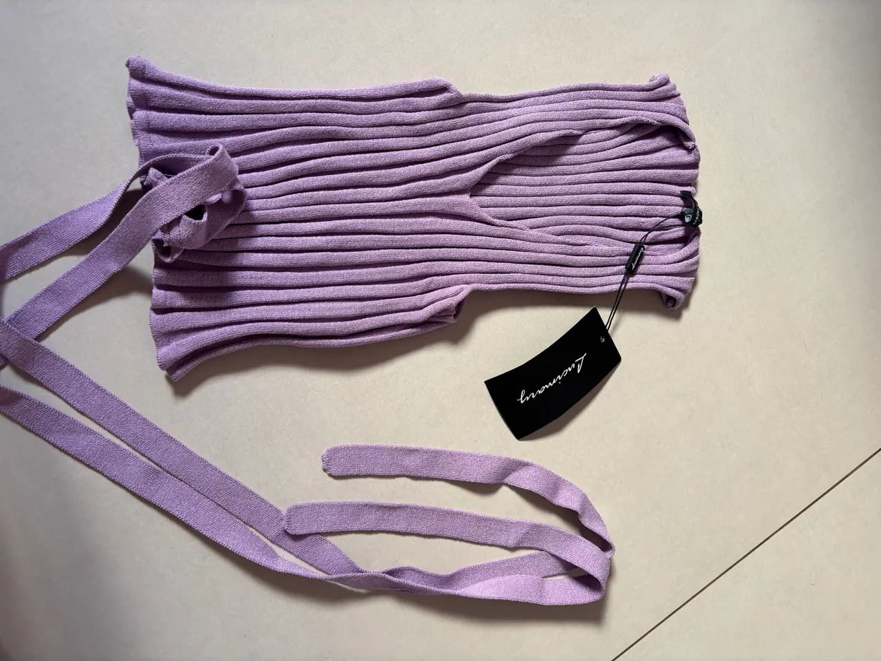 Blusa cropped lilás tamanho P nova com etiqueta  - Foto 4