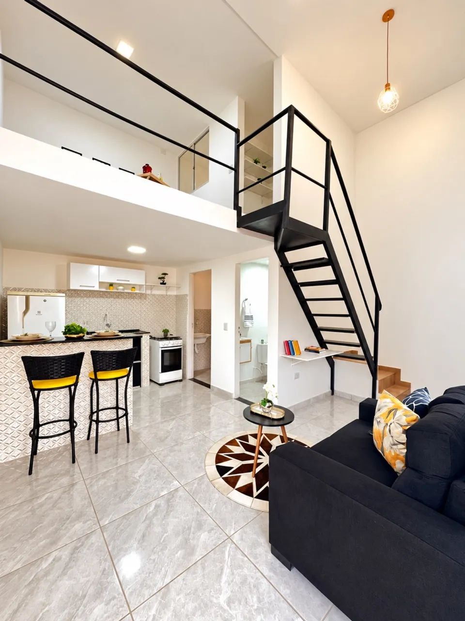 Kitnet mobiliada loft sem fiador 