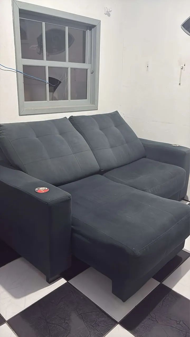 Sofá retrátil 4 lugares