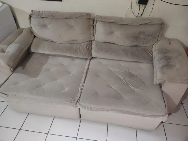 Sofá retrátil 3 lugares  - Foto 2