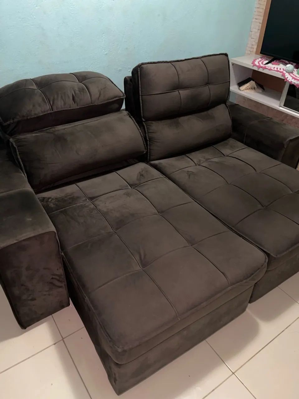 Vende se sofá reclinável  - Foto 5