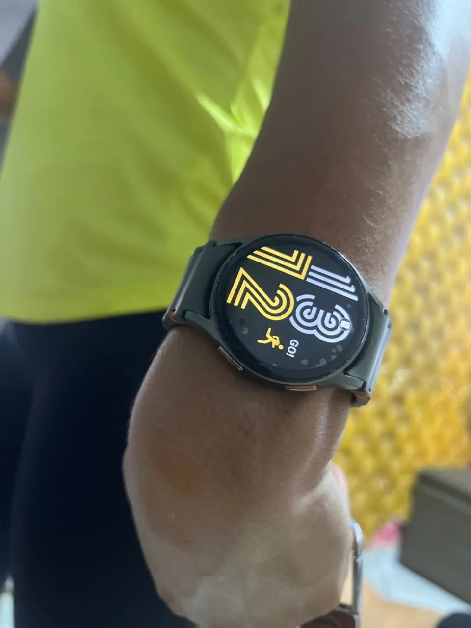 Galaxy Watch 7  cinza com 3 pulseiras 