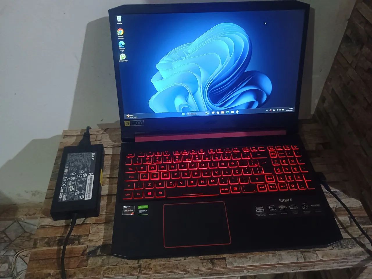 ACER NITRO 5 COM GTX1650! ACEITO TROCAS/PARCELO/ENTREGO!