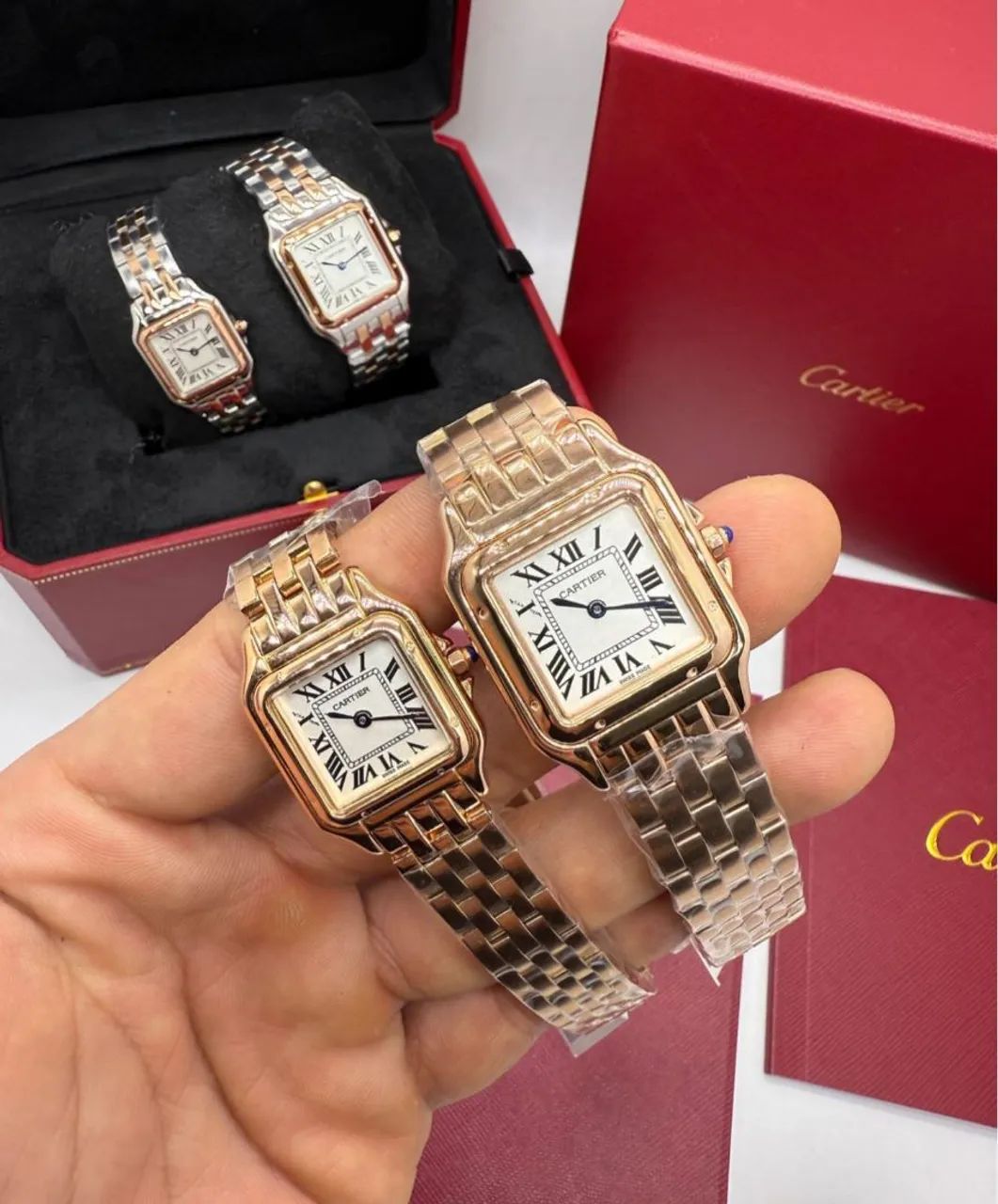 Relógio Estilo Panthère 23/29mm - Elegante, Aço Inox 904L Feminino - Foto 5