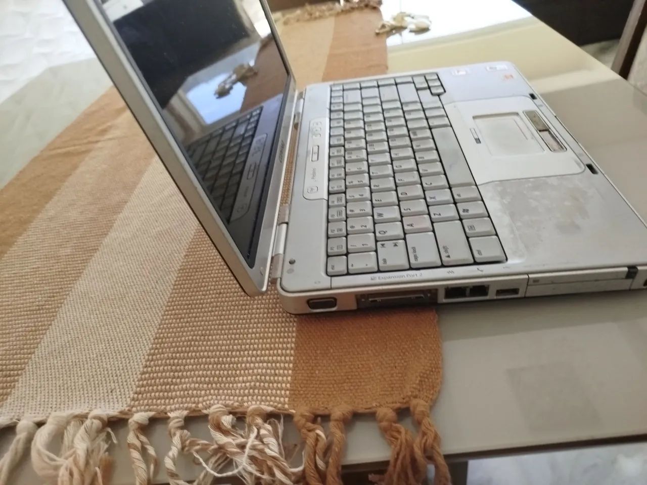 Raridade, notebook para colecionador Compaq Turion64 funcionando - Foto 3