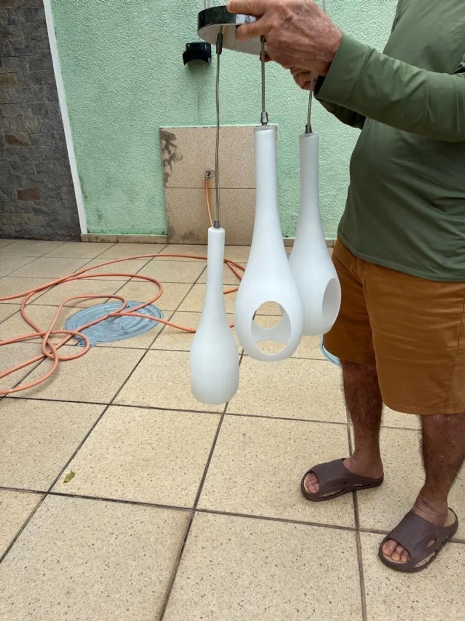Vendo abajur de teto estilo colonial - Foto 3