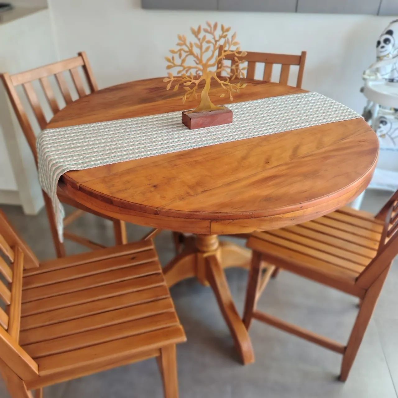 MESA DE JANTAR EM PEROBA ROSA  - Foto 5