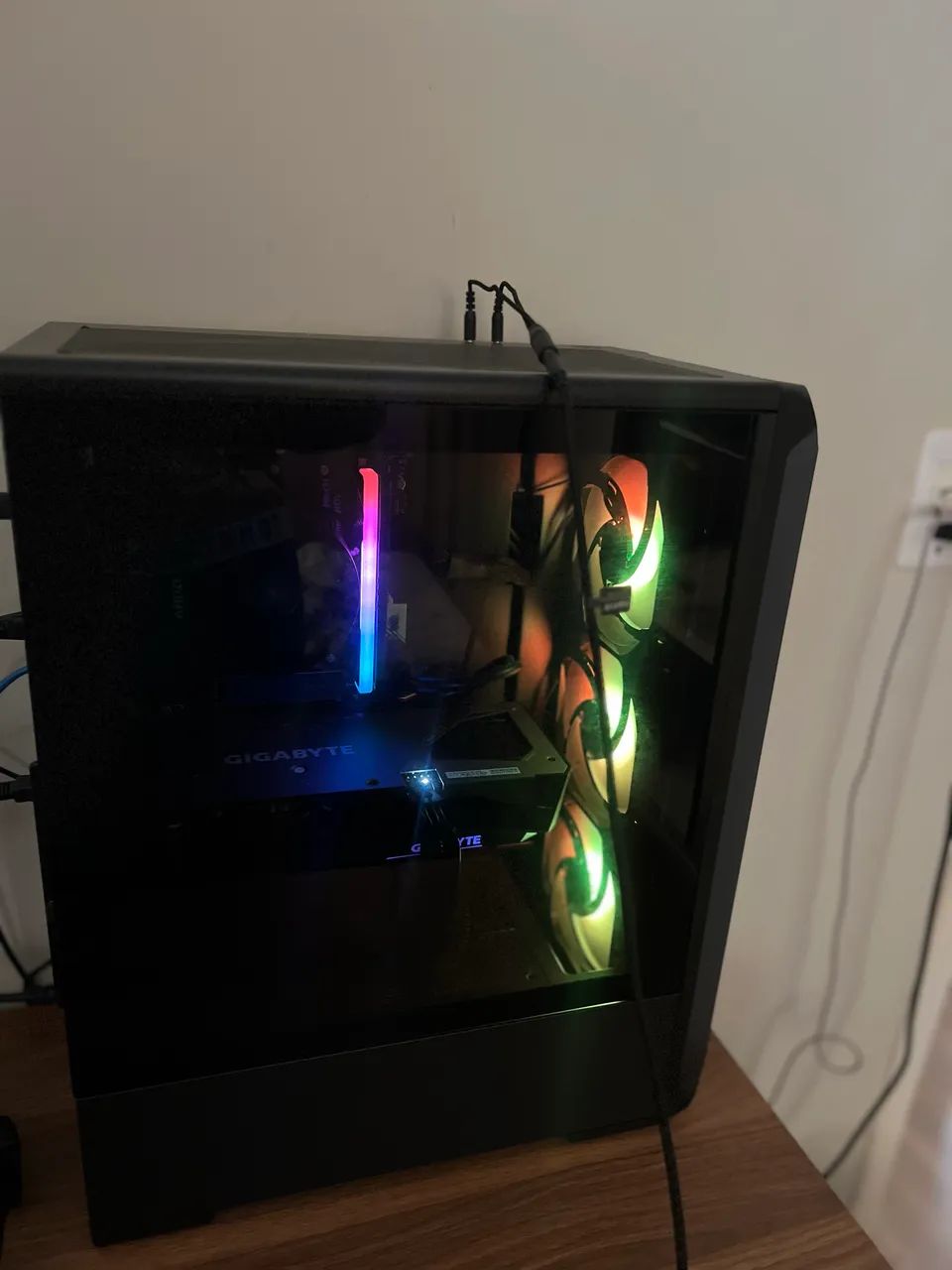 PC GAMER  rx7600 e ryzen 5600 IMPECÁVEL (oportunidade) - Foto 5