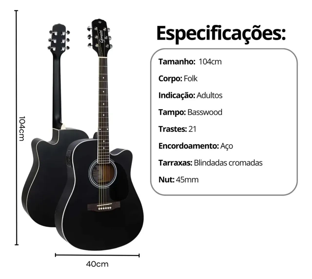 Kit Completo Violão - Foto 3