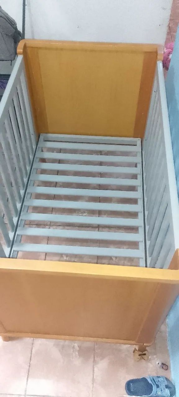 Berço cor madeirado   - Foto 4